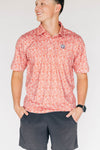 The James Polo Georgia Pattern | Bright Red