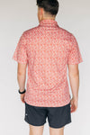 The James Polo Georgia Pattern | Bright Red