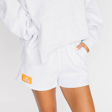 The Becca Shorts Go Vols Woven Label | Ash