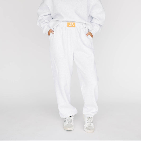 The Becca Joggers Go Vols Woven Label | Ash