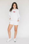 The Becca Shorts Roll Tide Woven Label | Ash