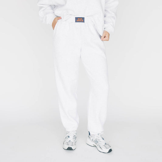 The Becca Joggers War Eagle Woven Label | Ash