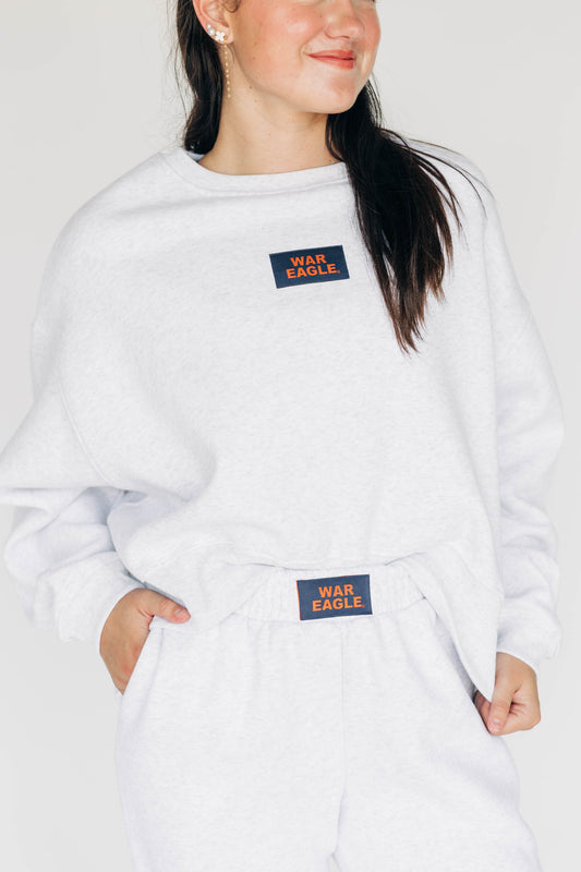 The Becca Joggers War Eagle Woven Label | Ash