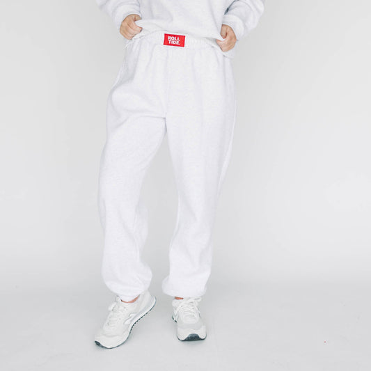 The Becca Joggers Roll Tide Woven Label | Ash