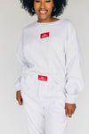 The Becca Joggers Go Dawgs Woven Label | Ash