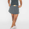 The Alli Tennis Skort Go Vols Woven Label | Graphite