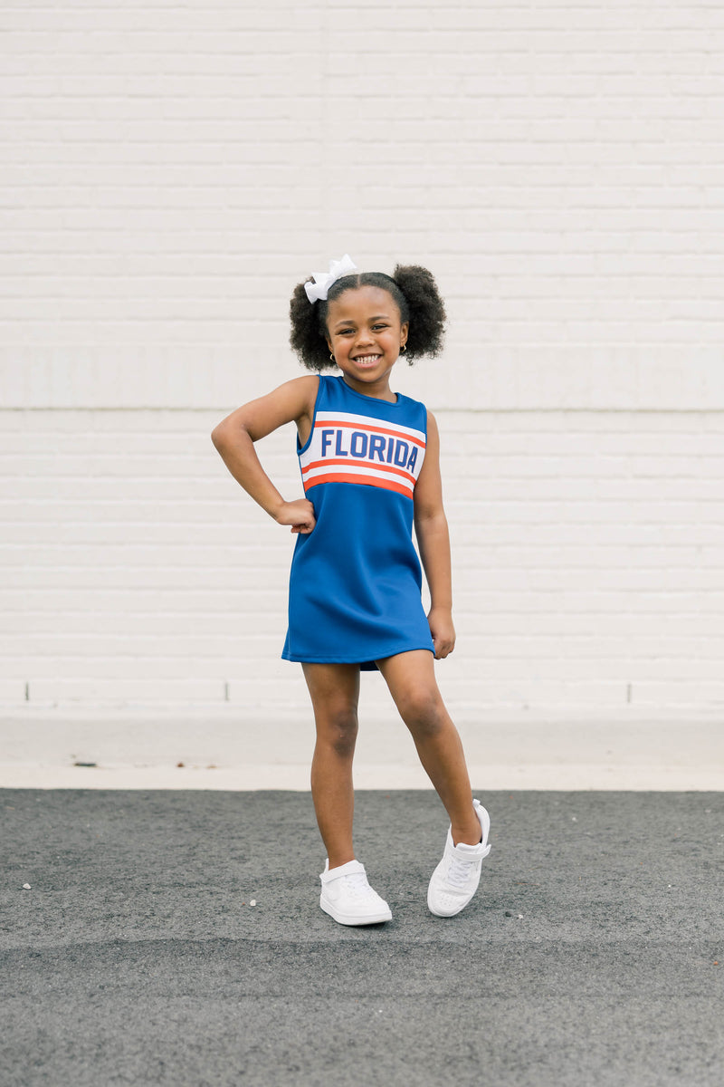 The University of Florida | Royal Striped Cheer Dress