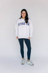 The Mallory Mockneck Georgia Tech Gingham | Ash
