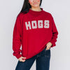 The Mallory Mockneck Arkansas Gingham | Crimson
