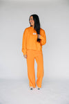 The Ava Airy Pants Go Vols Woven Label | Bright Orange