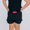 The Liz Nylon Shorts Go Dawgs Woven Label | Youth Black