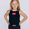 The Alli Ribbed Tank Go Dawgs Woven Label | Youth Black