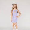 The Grace Gingham Dress Geaux Tigers Woven Label | Youth Purple Gingham