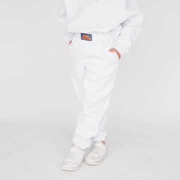 The Becca Joggers War Eagle Woven Label | Youth Ash
