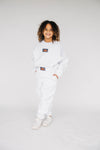 The Becca Joggers War Eagle Woven Label | Youth Ash
