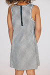 The Grace Gingham Dress Go Dawgs Woven Label | Youth Black Gingham