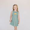 The Grace Gingham Dress Sic 'Em Bears Woven Label | Youth Green Gingham