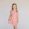 The Grace Gingham Dress Hook 'Em Horns Woven Label | Youth Burnt Orange Gingham