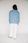 The Mallory Mockneck Auburn Gingham | Denim