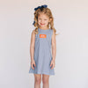The Grace Gingham Dress War Eagle Woven Label | Youth Navy