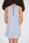 The Grace Gingham Dress USA Woven Label | Youth Navy Gingham