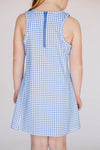 The Grace Gingham Dress Go Big Blue Woven Label | Youth Royal Gingham