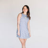 The Grace Gingham Dress Sting 'Em Woven Label | Navy Gingham