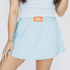 The Alli Tennis Skort War Eagle Woven Label | Light Blue
