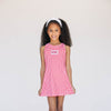 The Grace Gingham Dress Boomer Sooner Woven Label | Youth Crimson Gingham