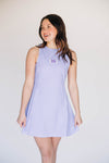 The Grace Gingham Dress Riff Ram Woven Label | Purple Gingham
