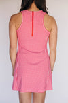 The Grace Gingham Dress Wooo Pig Woven Label | Crimson Gingham