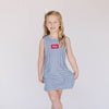 The Grace Gingham Dress Hotty Toddy Woven Label | Youth Navy Gingham