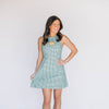 The Grace Gingham Dress Sic 'Em Bears Woven Label | Green Gingham