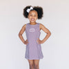 The Grace Gingham Dress Gig 'Em Aggies Woven Label | Youth Deep Maroon Gingham