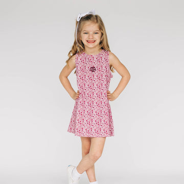 The Grace Texas A&M Pattern Dress  | Youth Maroon