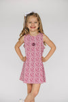 The Grace Texas A&M Pattern Dress  | Youth Maroon