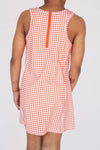 The Grace Gingham Dress Fight Tigers Woven Label | Youth Orange Gingham