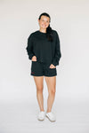 The Lexie Lounge Top Georgia | Black
