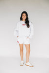 The Becca Shorts Boomer Sooner Woven Label | Ash