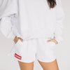 The Becca Shorts Boomer Sooner Woven Label | Ash