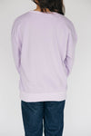 The Mallory Crewneck Pirates Applique (ECU) | Lavender