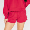 The Ava Airy Shorts Roll Tide Woven Label | Crimson