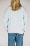 The Mallory Applique Crewneck Florida Applique | Light Blue
