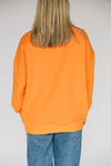 The Madi Classic Mockneck Vols Applique | Bright Orange
