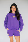 The Becca Shorts East Carolina (ECU) Woven Label | Purple