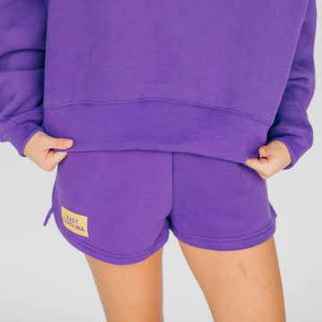 The Becca Shorts East Carolina (ECU) Woven Label | Purple