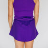 The Alli Tennis Skort Geaux Tigers Woven Label | Purple