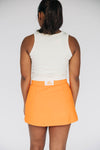 The Alli Airy Tank Go Vols Woven Label | Bone