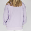 The Mallory Crewneck Tigers Applique | Lavender