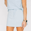 The Anna Active Skort War Eagle Woven Label | Light Blue